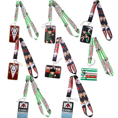 全職獵人動漫手機繩卡套工作證卡學生證公交卡硬工牌廠牌防丟掛件