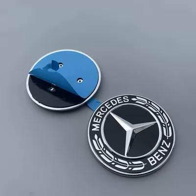 Mercedes-Benz Car Logo, Hood Emblem, A/B Car logo - rye-ear-machine-cover-label-pasting-version