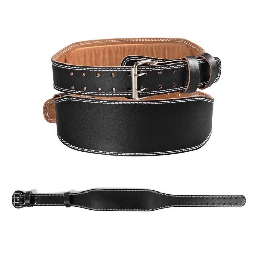 Fitness Waist Belt for Men and Women, Squat Waist Support, Deadlift Weightlifting Pu Leather Protective Gear, Fitness Waist Protection and Waist Slimming