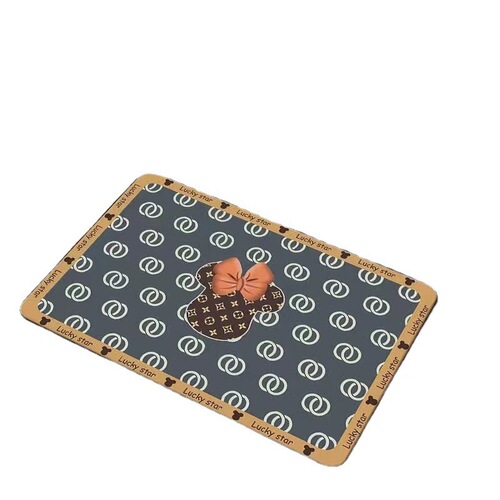 Factory Supply Bathroom Door Anti-slip Diatomaceous Earth Foot Mat Kitchen Door Mat Absorbent Quick-drying Diatomaceous Earth Soft Pad Wholesale