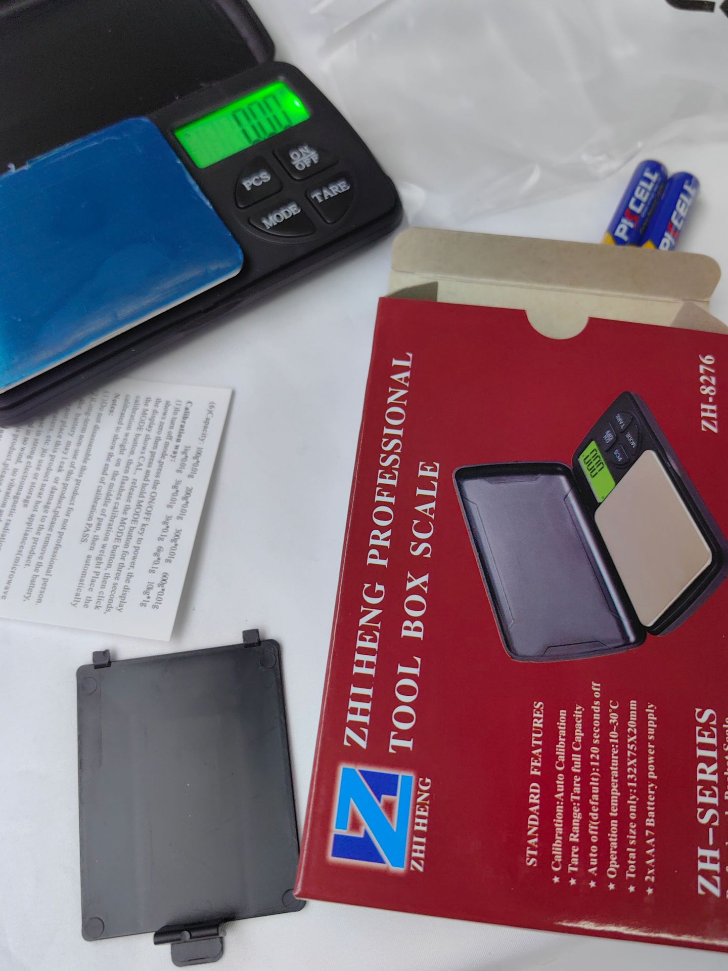 2023 nueva escala de joyería escala de oro escala de bolsillo 600g / 0.01g escala de palma 8276 escala de oro