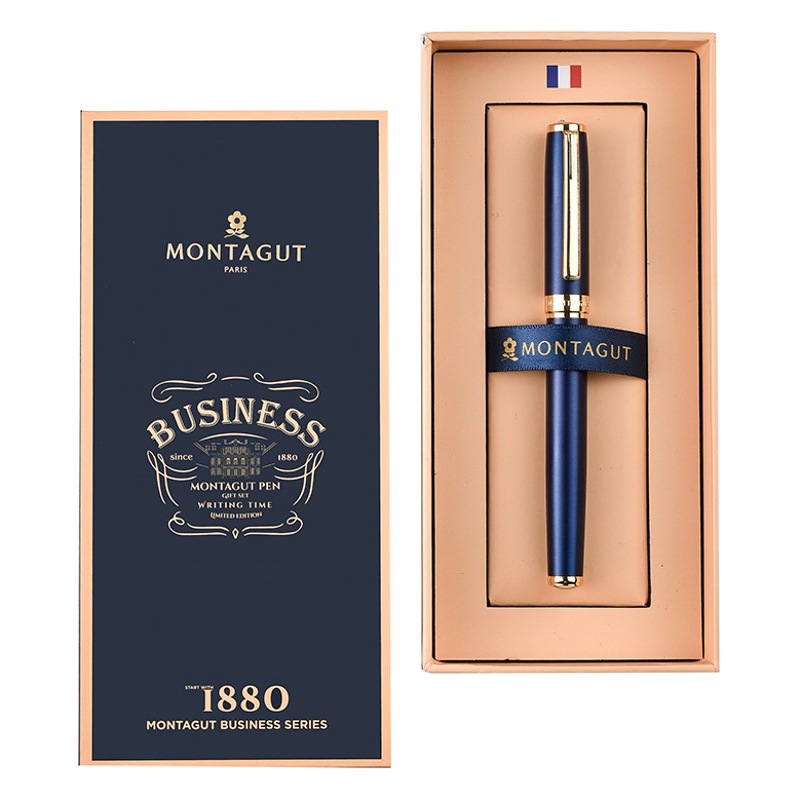 Montejiao jewelry pen m301-1 courtesy series color metal signature pen business office signature gift box