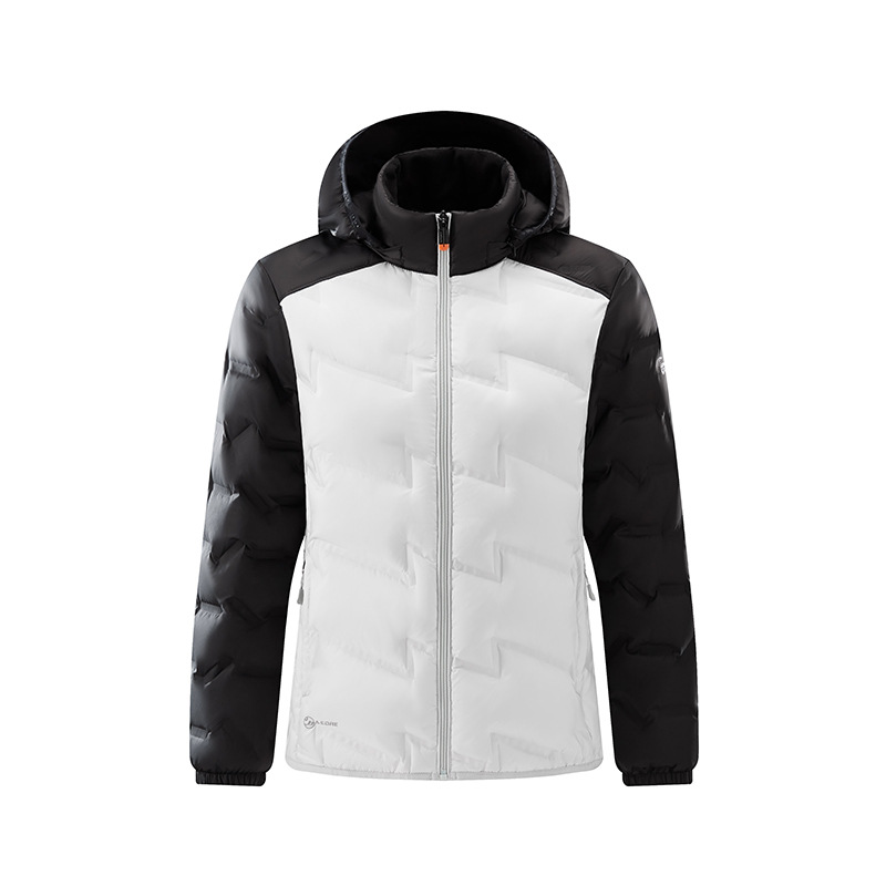 Chaqueta de plumón de mujer japonesa y coreana simple chaqueta de chaqueta de plumón corta ligera una lotería