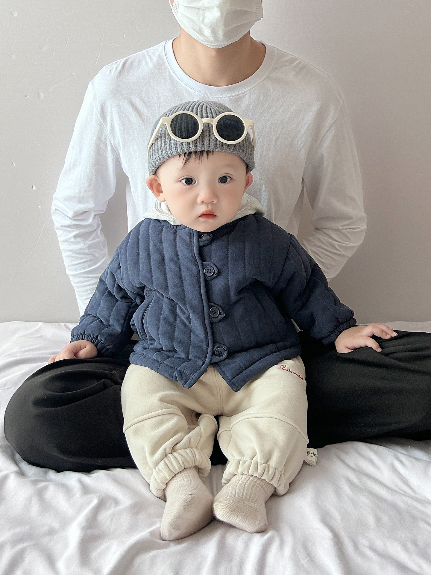 Bebés coreanos de invierno chaqueta de algodón nuevo estilo extranjero ropa de algodón gruesa para niños chaqueta de algodón caliente para niños