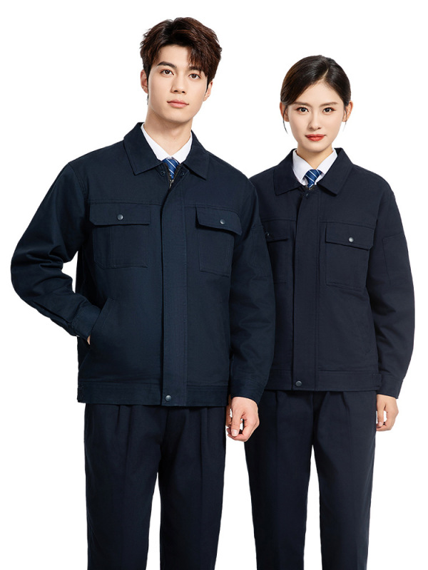 海源秋冬作業服カスタム男性厚手純綿耐磨耗自動車修理服工場現場電気溶接二重労働保険服|undefined
