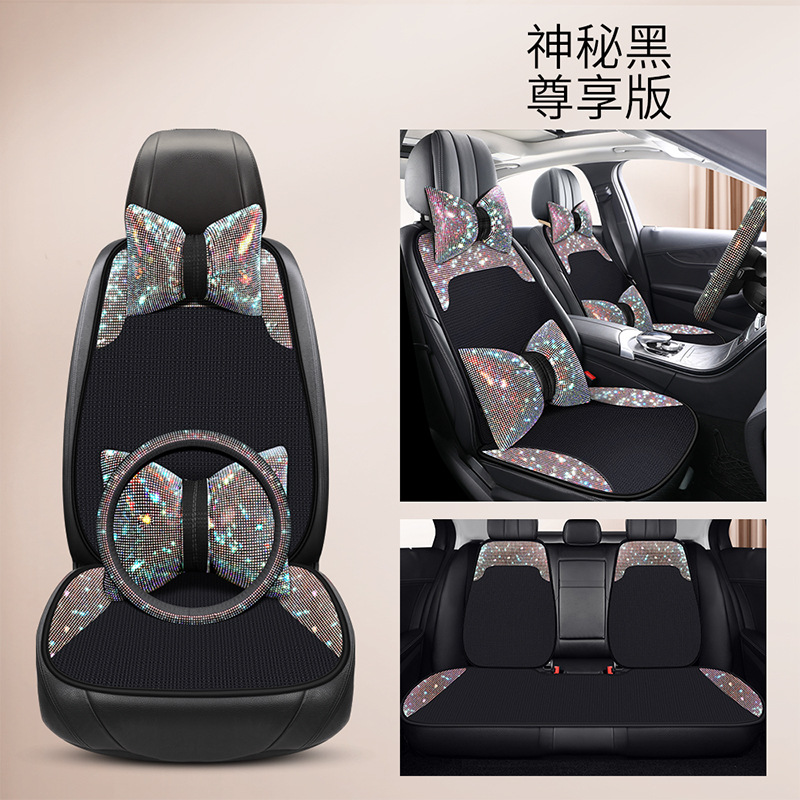 Seat cushion, seat cover | Universal Ladies Car Seat - xms-mysterious-black-premium-version