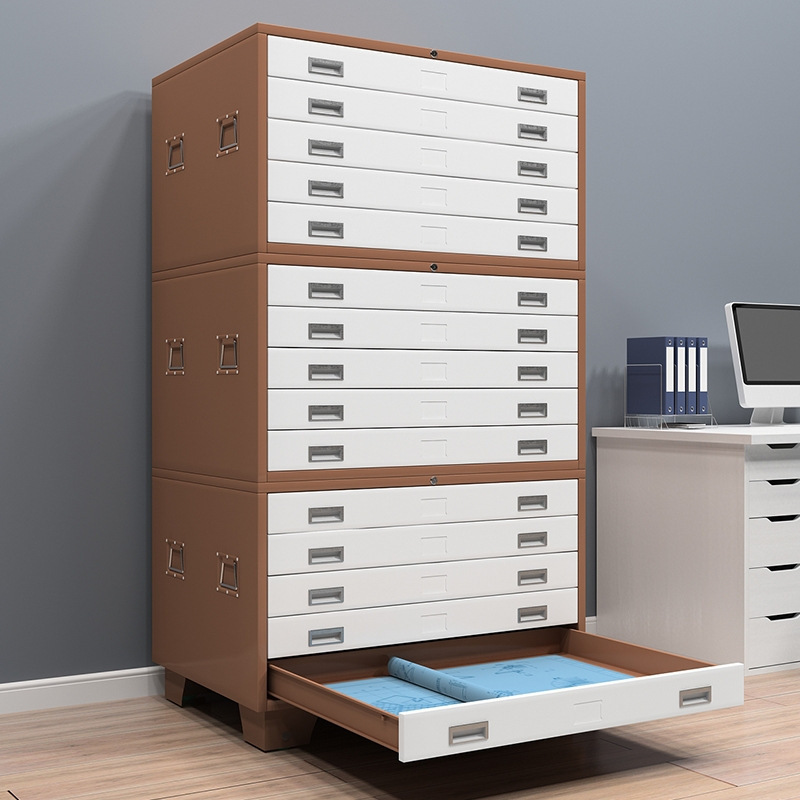 画柜家用5层书画收纳柜工程图纸收纳柜0号1号底图柜菲林柜图纸柜