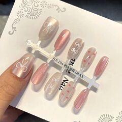 ヘップバーンの猫の目の波は愛の半分の手作りの甲の短いタイプの猫の目を着て白くてかわいいです。