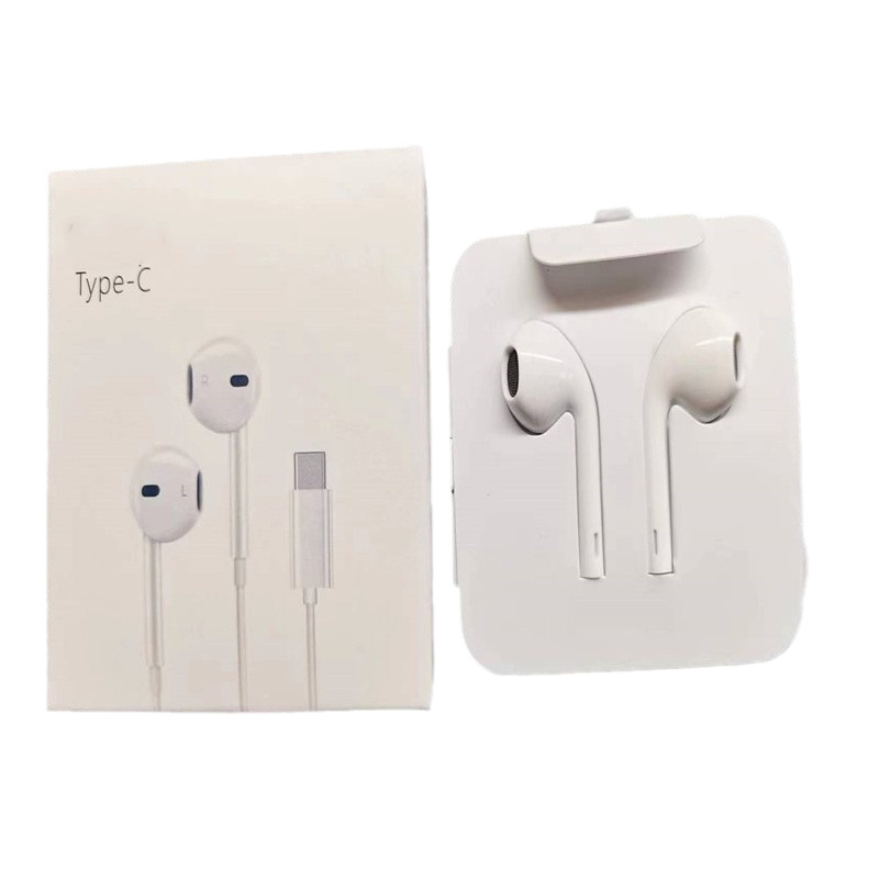 Audífonos Intrauditivos con Cable Tipo-C, Compatibles con iPhone Apple 15, Huawei, Cable de Audífonos Digitales Tipo-C, Tarjeta de Sonido