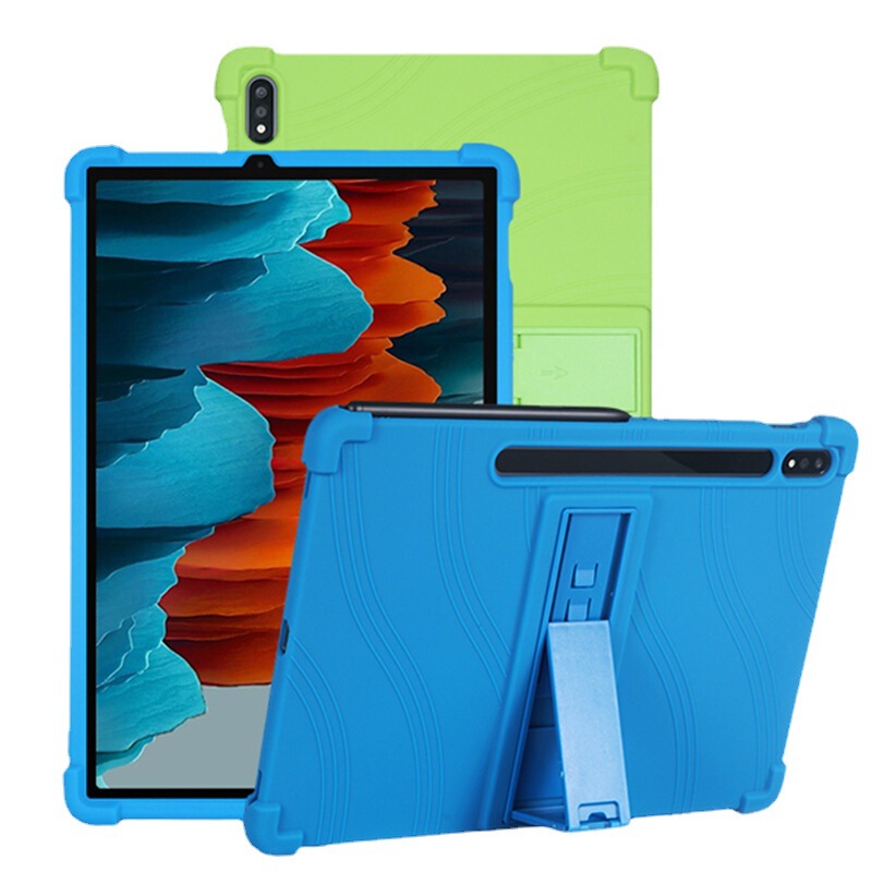 For Samsung Tab S8Plus flat protective case Galaxy12.4 inch bracket bag fall-off protective cover