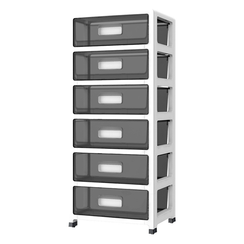 Office Thickened File Cabinet Multi-layer Large Capacity Finishing Cabinet Mobile Transparent Storage Cabinet Drawer Type Storage Cabinet