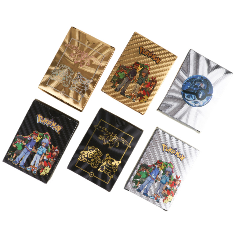 Tarjeta de lámina de oro Magic Baby Bao Ke Meng Tarjeta de lámina de oro tarjeta de juego de tarjeta de dibujos animados mascota elfo dorado