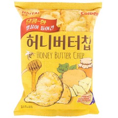 Korean imported pop snack food Haitai honey butter potato chips 60g luxury leisure potato chips