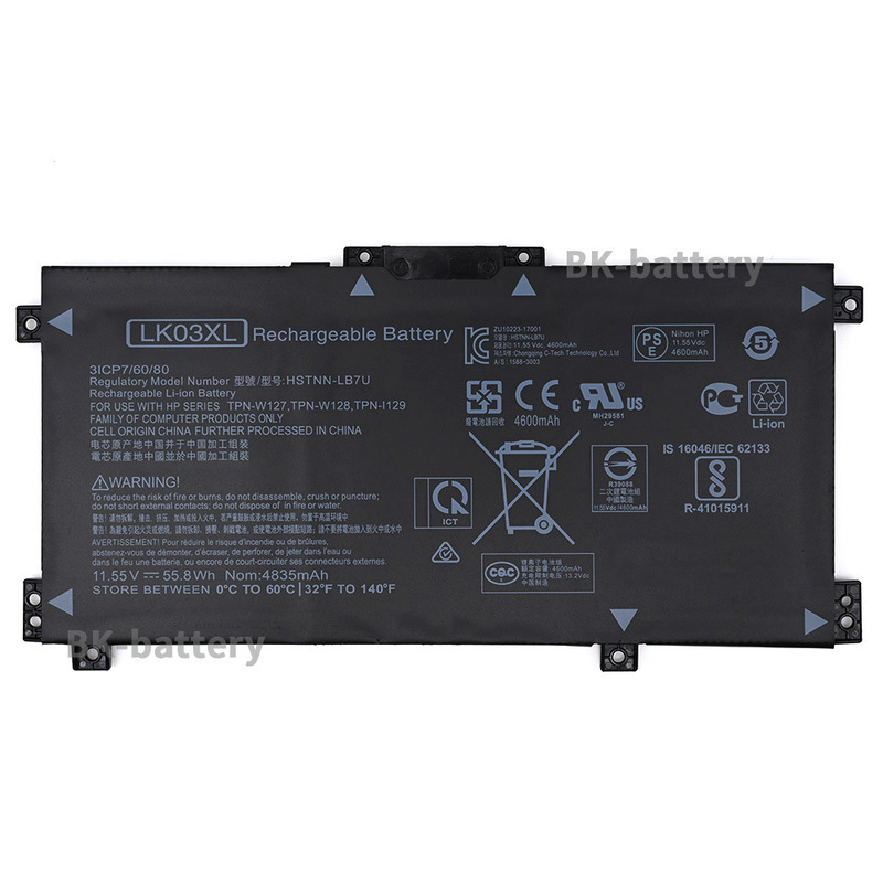 For HP LK03XL 15-cn 15-bp103TX TPN-W127/W134/W128 notebook battery
