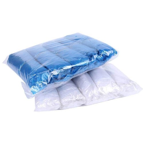 100 Pairs Disposable Waterproof and Oil-Resistant Transparent Plastic Thickened Kitchen Household Work Adult Protective Sleeve Gloves 