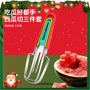 Watermelon Slicer Fruit Divider Fruit Cutter Watermelon Cutting Tool Watermelon Opener Divider