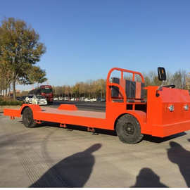 定制移动仓库物流工地运输车电动四轮平板车载重王大功率搬运车