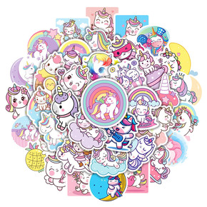 50 pieces hellokittyKT cat graffiti stickers scooter guitar water Cup trolley case PVC waterproof stickers