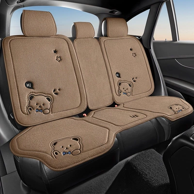 Four Seasons Pad car seat cushions, universal seat - passionate-coffee-rear-seat-3-piece-set-default-item