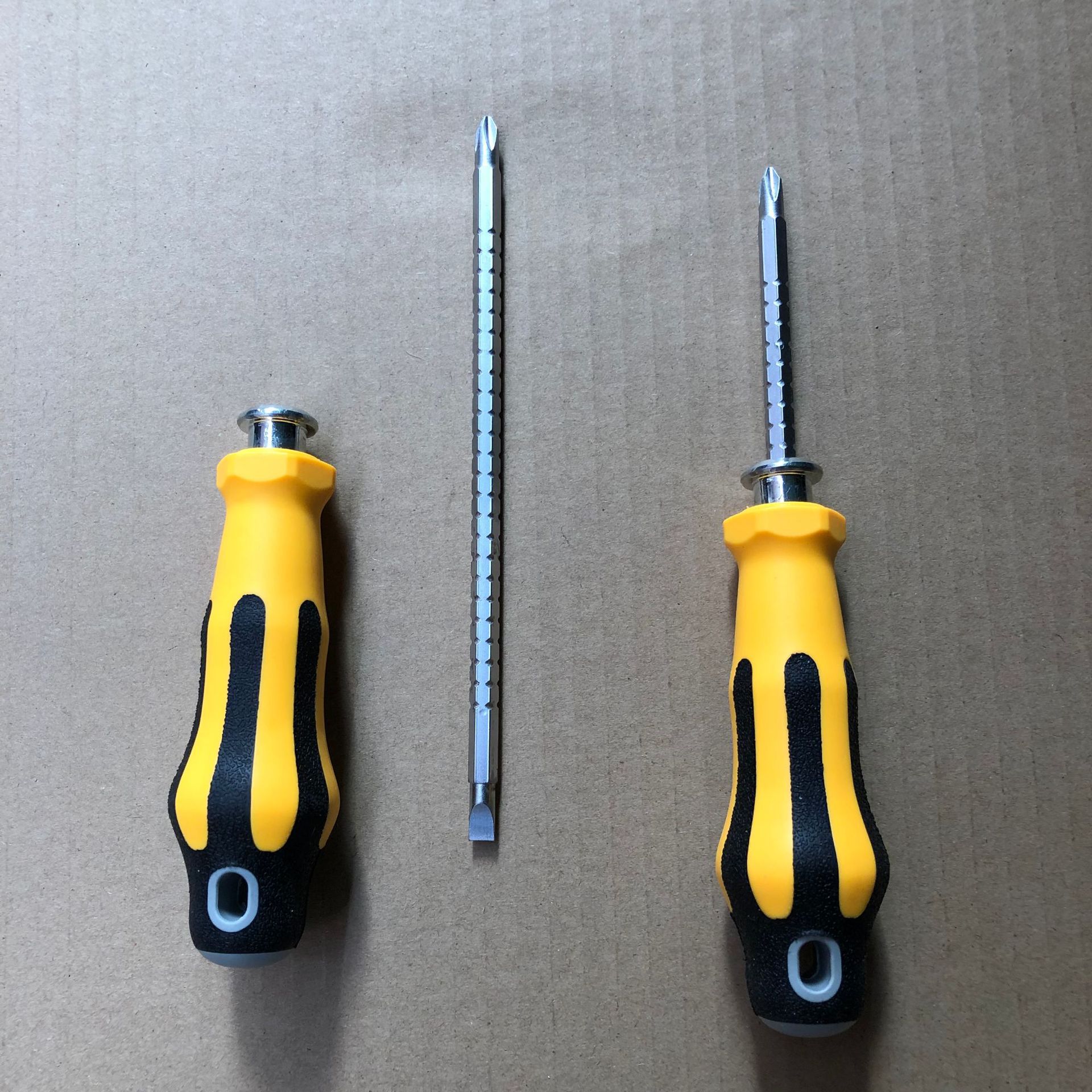 FUENTE fabricante telescópica de doble propósito destornillador pulpo mango destornillador parte telescópica es de hierro de buena calidad