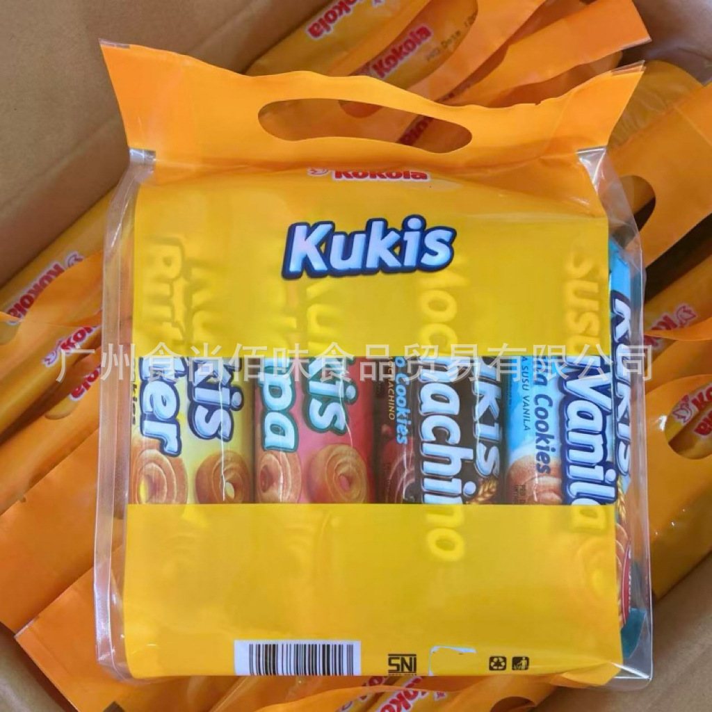 批发印度尼西亚进口KOKOLA罗达黄油椰子饼干休闲零食240g12包一箱