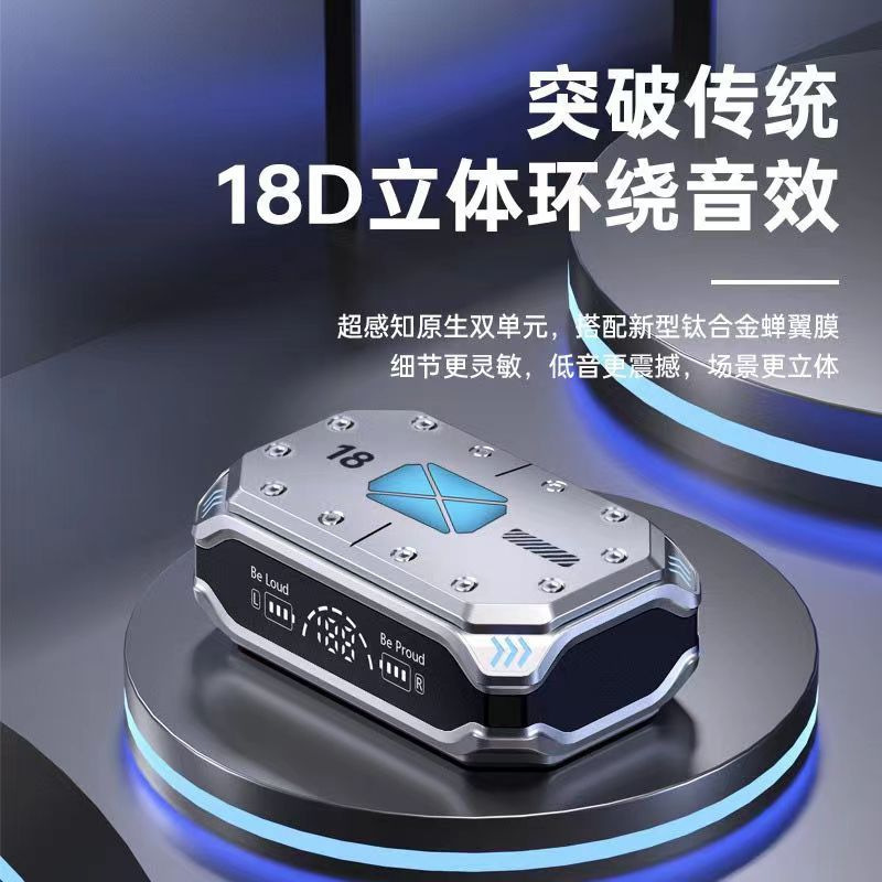 低遅延 e スポーツ ワイヤレス Bluetooth ヘッドセット、ノイズリダクション、高品質、長いバッテリー寿命、チキン キング、原神、ユニバーサル ゲーム|undefined