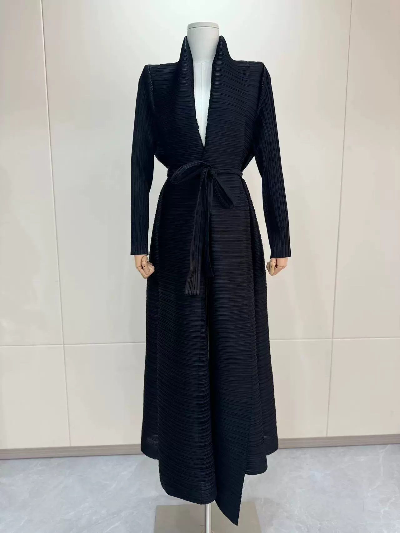 Абая (Дубай) Miyake пальцевая кардиган-куртка — женская длинная складчатая абая, размеры до 152 см