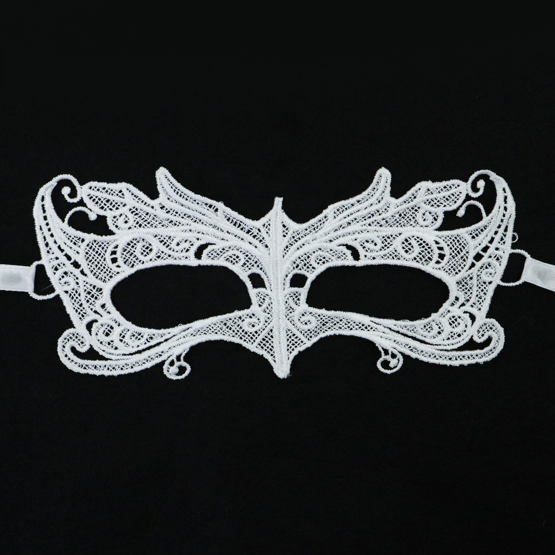 Carnaval máscara de encaje de venta transfronteriza máscara de maquillaje de fiesta de baile máscara de encaje amorfa máscara TK