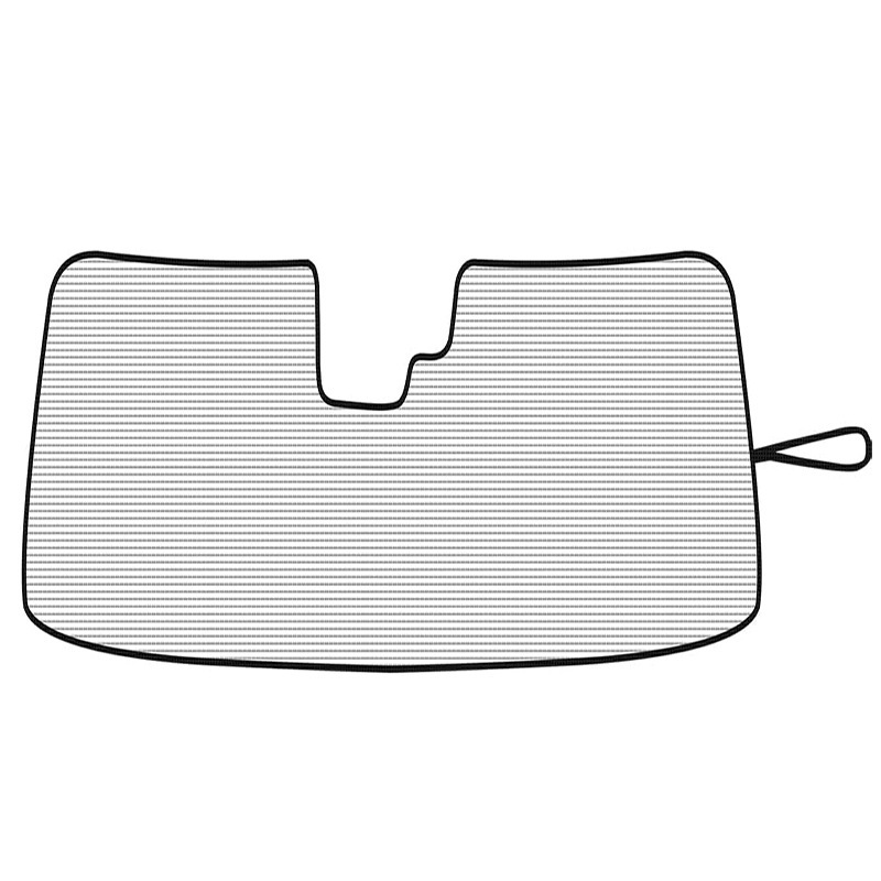 Black and silver sunshade for 2123 Ford Bronco, front windshield sunshade, sun protection car sunshade