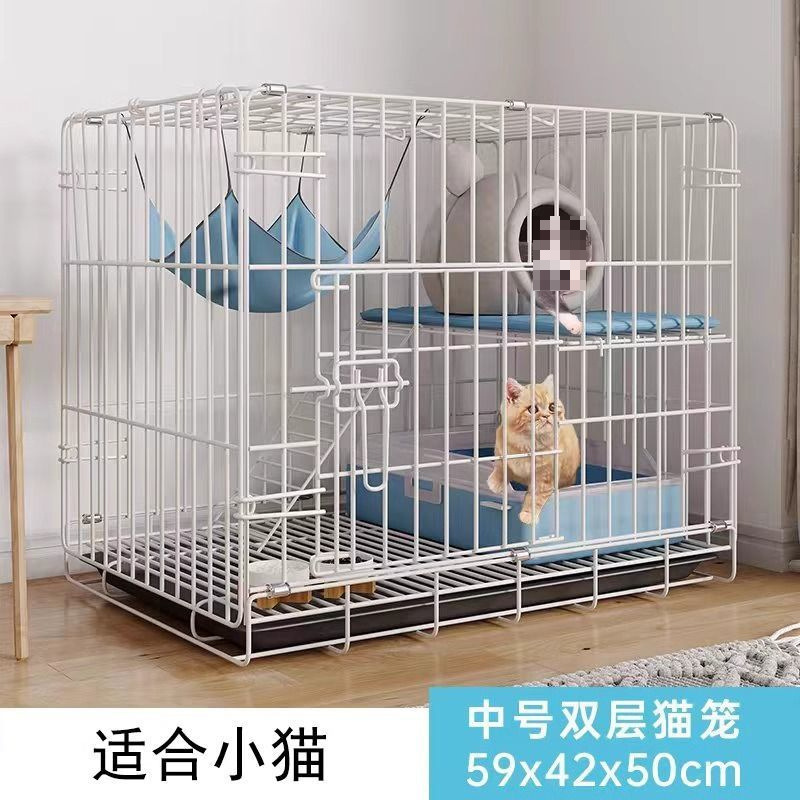 접이식 심플모델/화이트 미디엄 더블 레이어 59*42*50cm