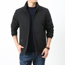 2021男士加绒外套秋冬季新款休闲夹克男装秋装上衣宽松厚5729