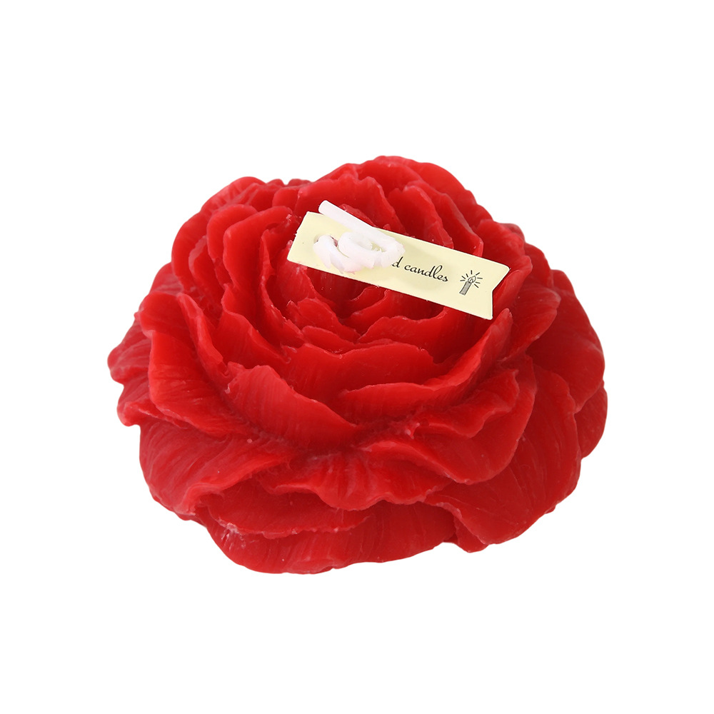 Peony flor aromaterapia vela al por mayor Día DE LA Madre fragancia regalo simulación flor forma vela decoración transfronteriza