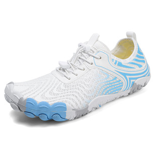 Wading Shoes, Beach Shoes, Cross-Border New Casual Five-Finger Non-Slip Breathable Quick-Drying Multi-Functional River-Tracing Yoga Fitness Shoes