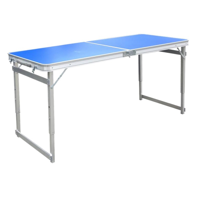 Alargado 1,5 m aleación de aluminio al aire libre mesa plegable portátil Mesa portátil puesto promocional mesa de picnic grande