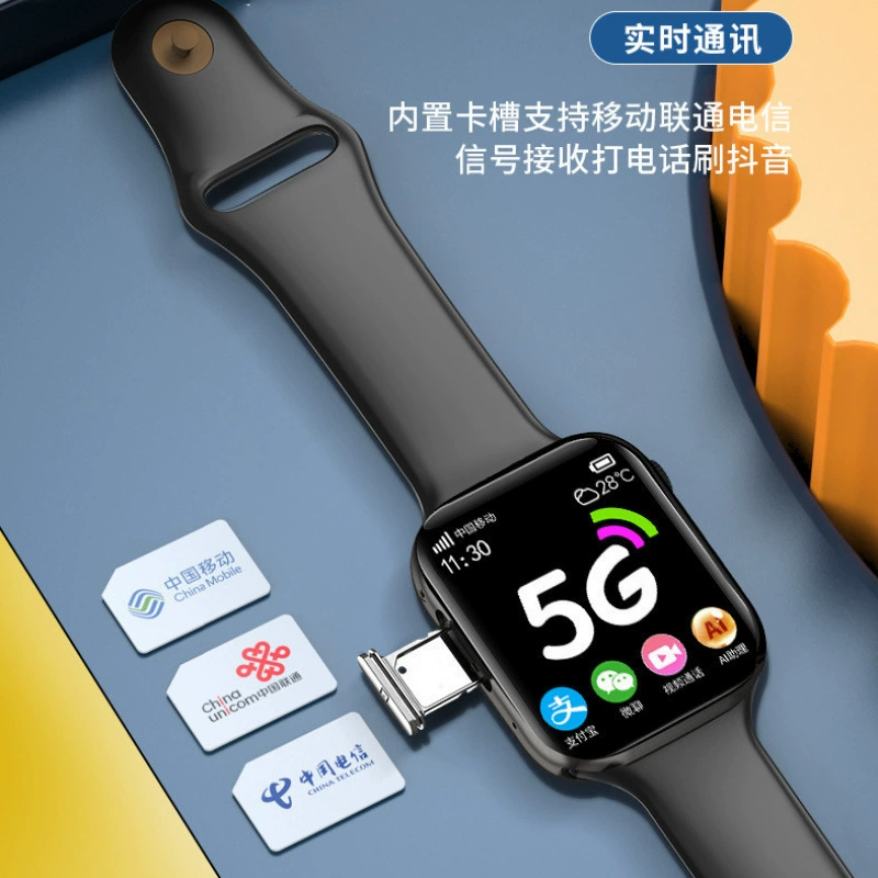 Children's Smart Watch with Wide Screen, Phone Sync, GPS, Video Call, and Multiple Colors