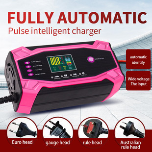 Lead-acid battery charger 12v24v10A smart universal car motorcycle battery pulse repair charger