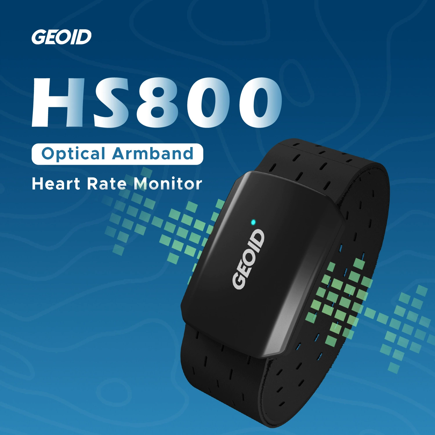 Напольный geoid HS800 с мониторингом сердечного ритма водонепроницаемый Bluetooth ANT датчик движения руки