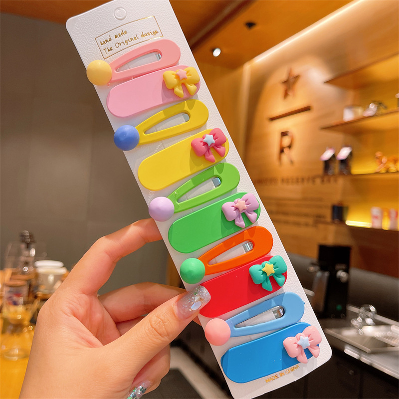 Corea del Sur de los niños de dibujos animados horquilla BB clip tocado bebé frente roto horquilla bebé clip al por mayor