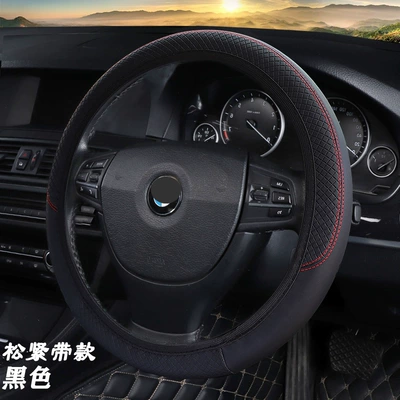 wheel cover new sports – Steering wheel cover - dd-no-inner-embossed-lattice-black-38cm