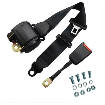 Car seat belt Retractable Three-Point Van School - k3-galvanized-20-steel-wire-rope-complete-set-of-screws-screws-caps-pieces