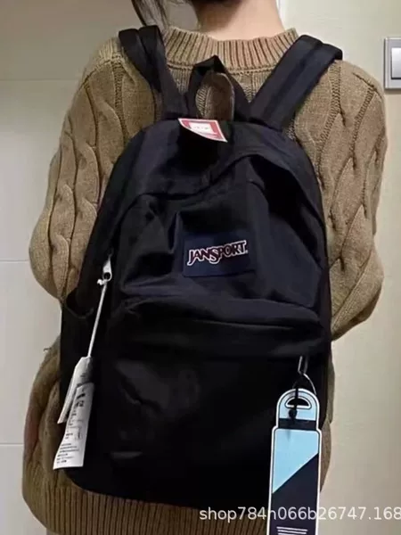 Cross-border JS Jess new large-capacity backpack, ins-style school bag for male and female students, high-appearance-value school bag