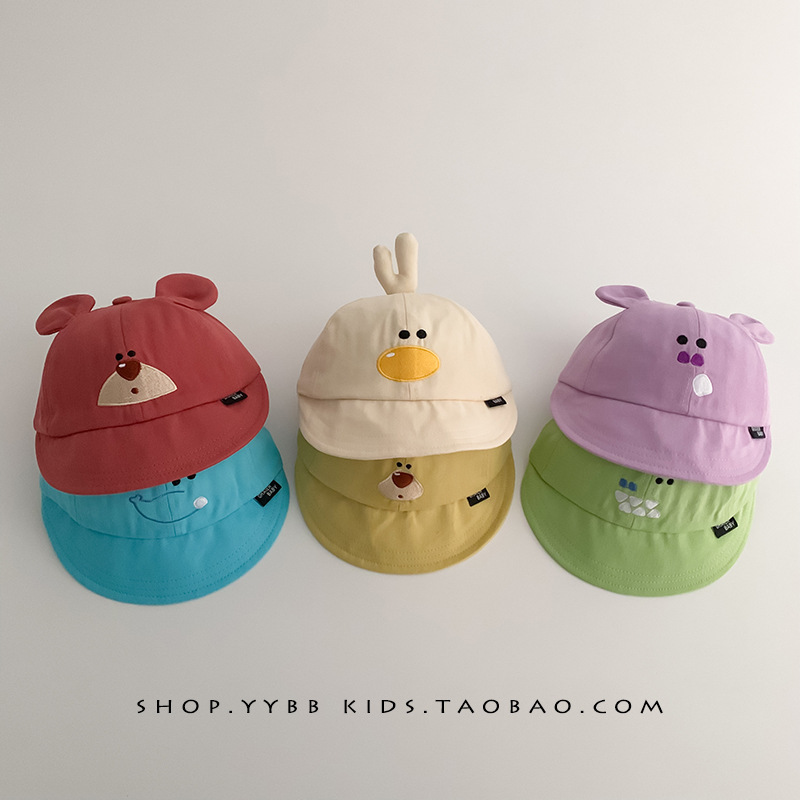 Children's cartoon thin hat for men and women girl's