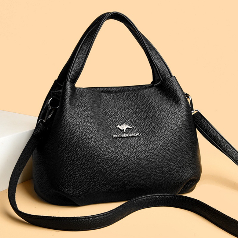 Cross-Border Hot Selling Middle-Aged Mother Bag for Women 2025 New Large-Capacity Shoulder Portable Fashion Simple Women's Crossbody Bag