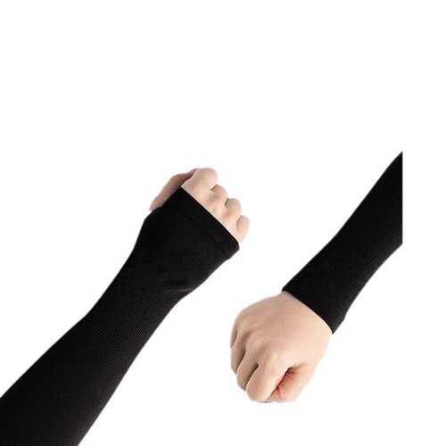 Sun Protection Ice Sleeve with Plus Size for Men, Added Fat, Large Hand Sleeve, Loose Ice Silk Sleeve Cover for Men, Arm Protection for Cycling, Long Sleeve Socks