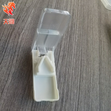 厂家直供切片药盒透明塑料切药器现货批发小礼品印Logo便携切药丸