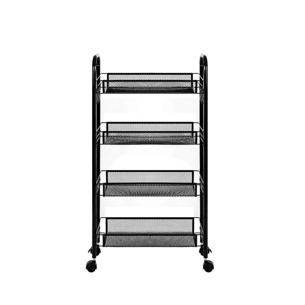 Cross-Border Mobile Storage Rack, Multi-Layer Snack Rack for Bedroom and Bathroom, Movable Baby Product Storage Rack for Kitchen