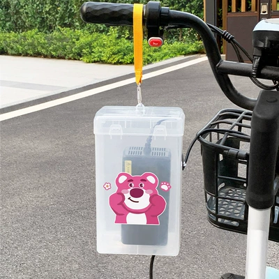 Other Electric Vehicle Accessories – box - whiteyellow-ribbon-hookpink-bear