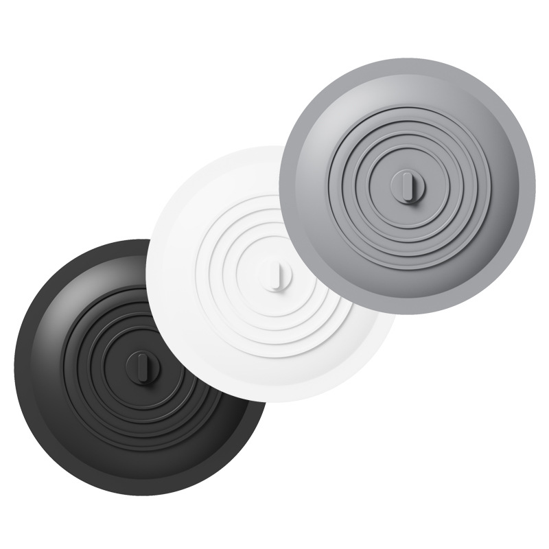 Tapa Antiolor de Silicona para Desagüe de Baño y Fregadero