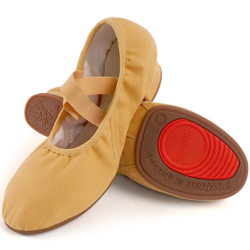 Dance teacher shoes outdoor adult mid-heeled female belly classical ethnic modern dance practice without lace-up ballet dance