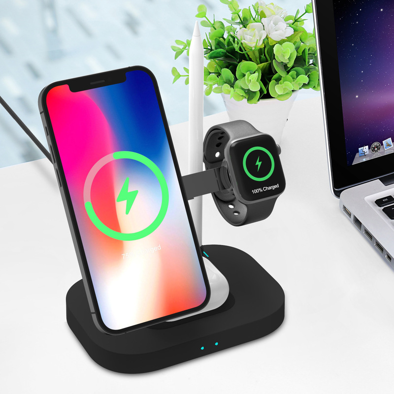 F22 four-in-one wireless charger folding 15W for Apple iphone12/13 magnetic wireless charger
